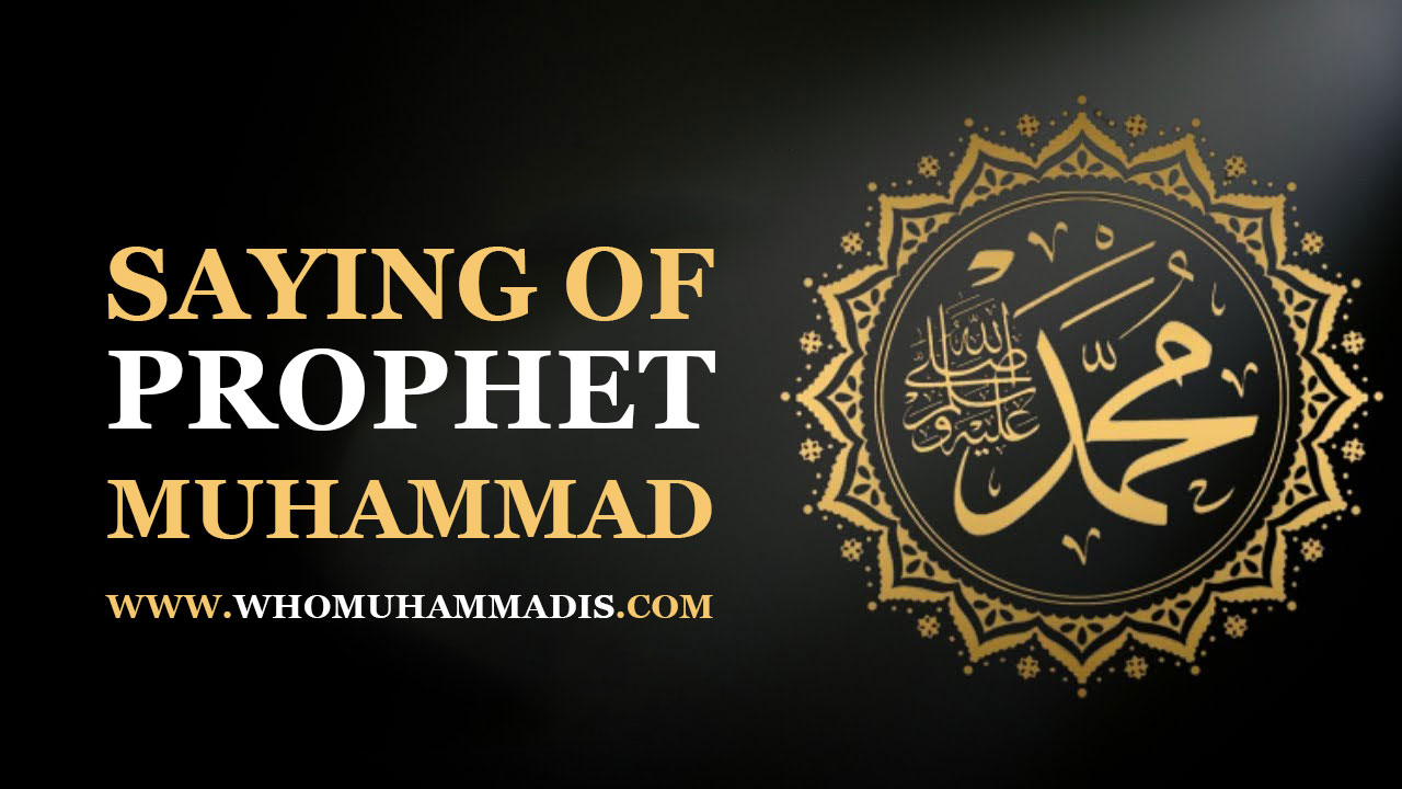 Saying of Prophet Muhammad