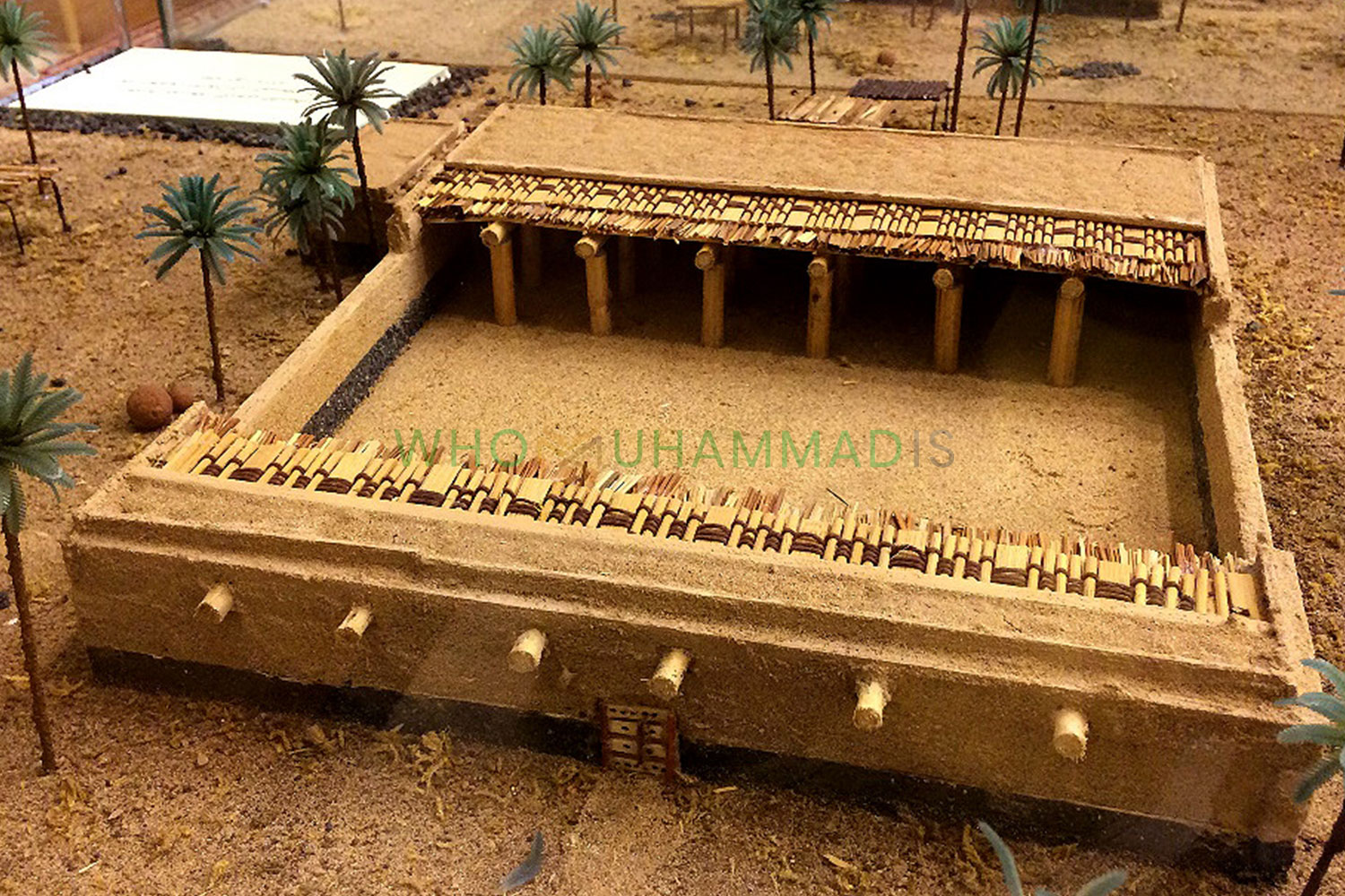 Architectural Model of the Old Prophet’s Mosque (Al-Masjid an-Nabawi) - Who Muhammad Is